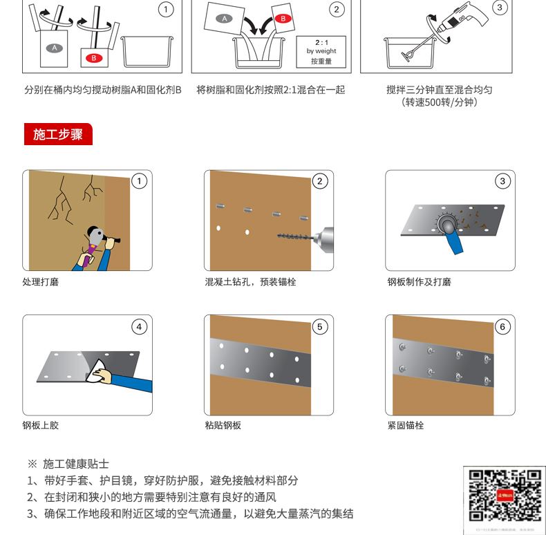 包钢旺苍粘钢加固施工过程